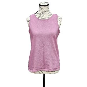 Pact Tank Top Women M Pink Organic Cotton Sustainable Eco Friendly Earthy Active
